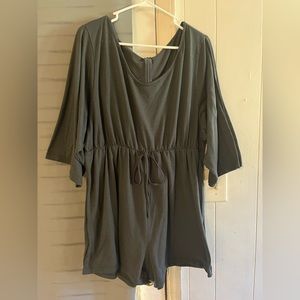 Shein Womens plus size romper in Steele blue/gray size 3x